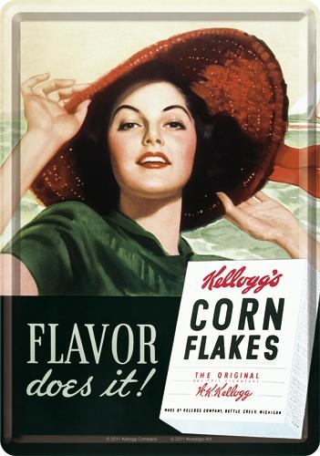 10165 Postikortti Kellogg's Corn Flakes Flavor does it!
