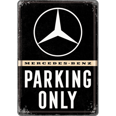 10313 Postikortti Mercedes-Benz Parking Only
