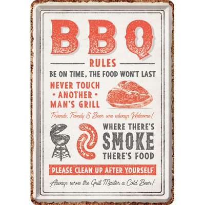 10331 Postikortti BBQ Rules