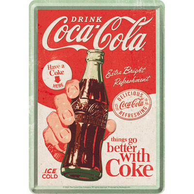 10344 Postikortti Coca-Cola - Better with Coke