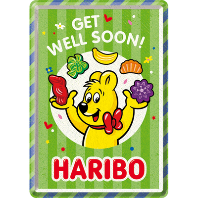 10345 Postikortti Haribo - Get Well Soon