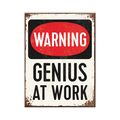 14352 Magneetti Warning - Genius at work