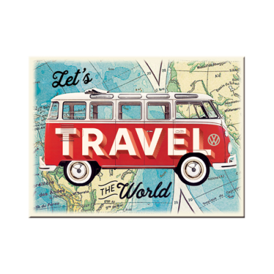 14403 Magneetti VW Bulli - Let's Travel The World