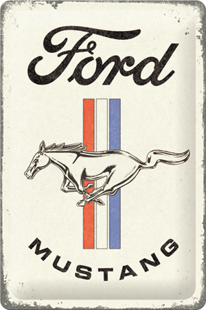 22343 Kilpi 20x30 Ford Mustang - Horse & Stripes Logo