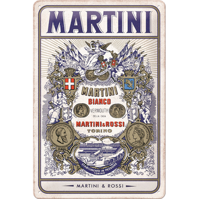 22379 Kilpi 20x30 Martini - Bianco Vermouth Label