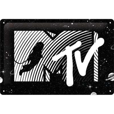 22382 Kilpi 20x30 MTV Moonman - Logo Universe