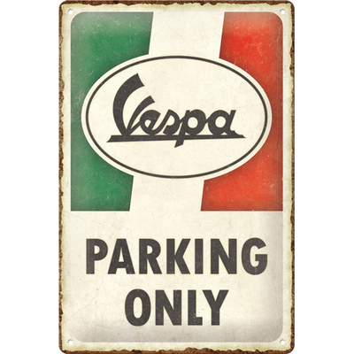 22421 Kilpi 20x30 Vespa - Parking Only Italian