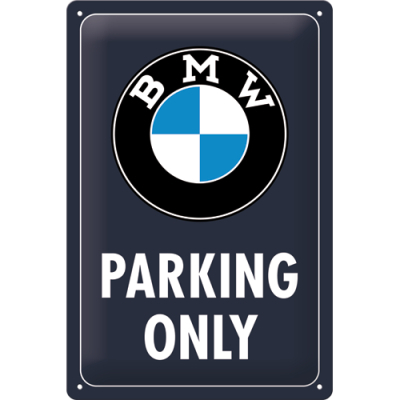 22444 Kilpi 20x30 BMW - Parking Only Classic Blue