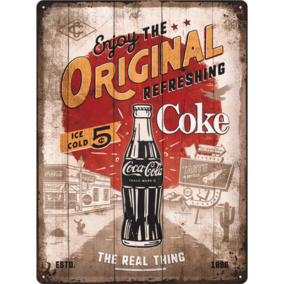23310 Kilpi 30x40 Coca-Cola - Original Coke Highway 66
