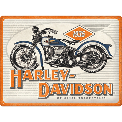 23334 Kilpi 30x30 Harley-Davidson - Motorcycles 1935