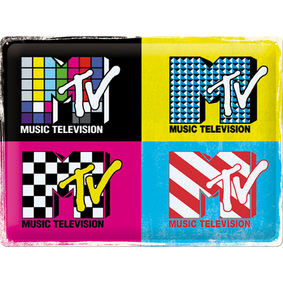 23343 Kilpi 30x40 MTV - Logo Pop Art