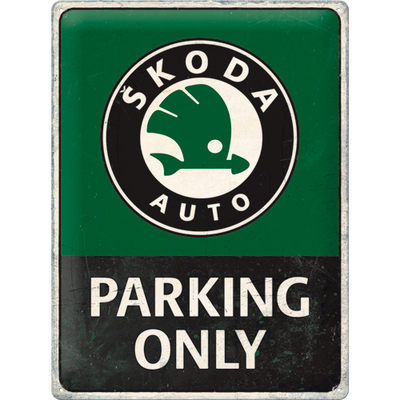 23347 Kilpi 30x40 Skoda - Parking Only