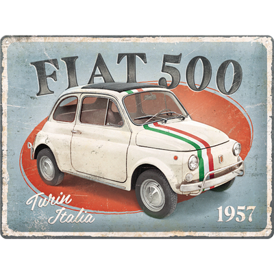 23351 Kilpi 30x40 Fiat 500 - Turin Italia