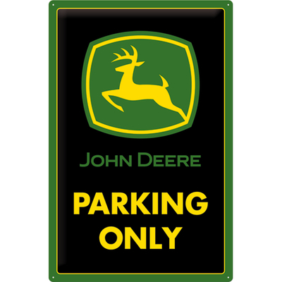 24018 Kilpi 40x60 John Deere - Parking Only