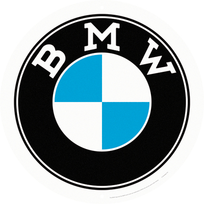 25101 Kilpi pyöreä BMW - Logo