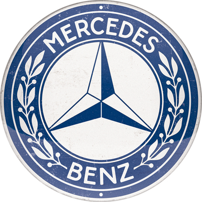 25105 Kilpi pyöreä Mercedes-Benz - Logo