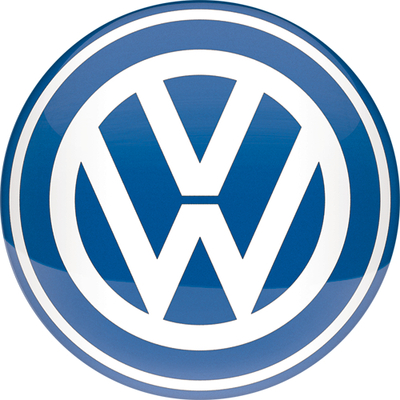 25106 Kilpi pyöreä VW - Logo