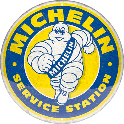 25117 Kilpi pyöreä Michelin - Service Station