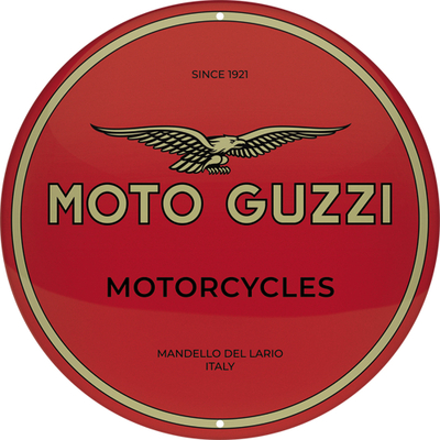 25121 Kilpi pyöreä Moto Guzzi - Motorcycles