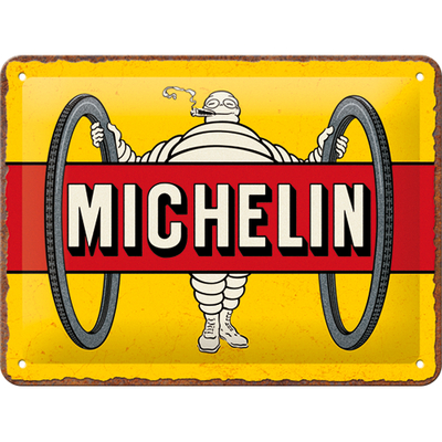 26299 Kilpi 15x20 Michelin - Tyres Bibendum Yellow