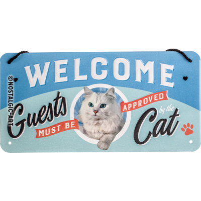 28027 Kilpi 10x20 Welcome Guests must be approved Cat
