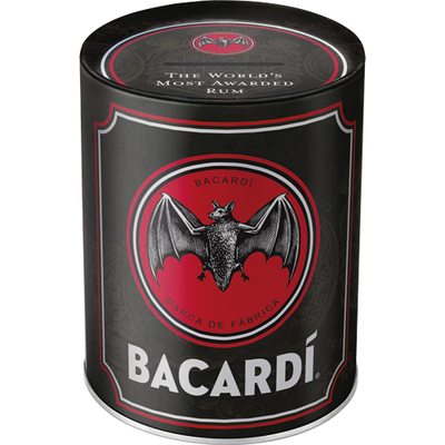 31025 Säästölipas Bacardi - Logo Black