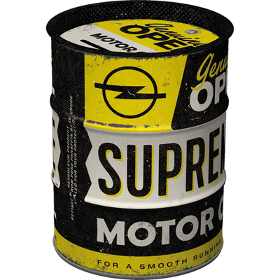 31520 Säästölipas (tynnyri) Opel - Supreme Motor Oil