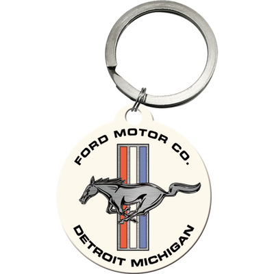 48041 Avaimenperä Ford Mustang - Horse & Stripes Logo