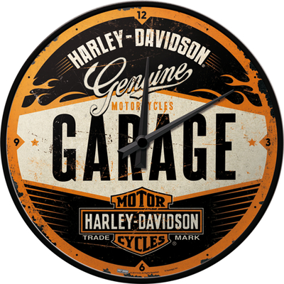 51083 Seinäkello Harley-Davidson Garage