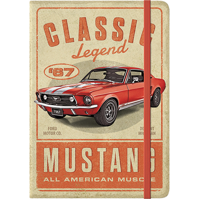 54013 Muistikirja Ford Mustang - Classic Legend