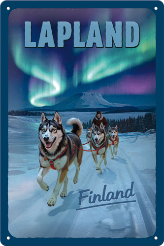 61042 Kilpi 20x30 Lapland - Husky Night