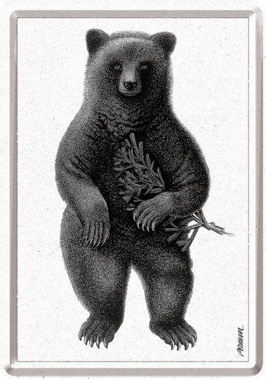 70782 Postikortti Bruun - Bear