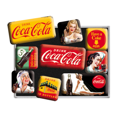 83072 Magneettisetti Coca-Cola in bottles