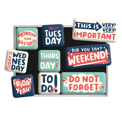 83130 Magneettisetti Happy Week