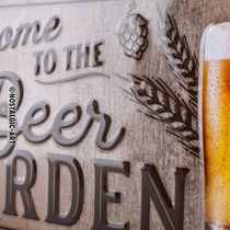 28056 Kilpi 10x20 Welcome to the Beer Garden