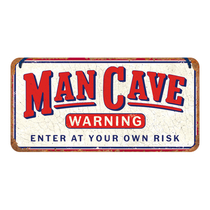28064 Kilpi 10x20 Man Cave Warning