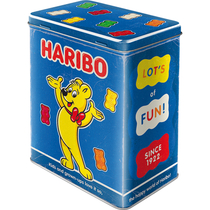 30167 Säilytyspurkki L HARIBO - Enjoy the Taste blue