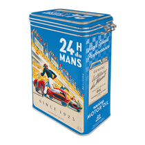 31134 Säilytyspurkki klipsillä 24h Le Mans - Racing Poster Blue