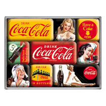 83072 Magneettisetti Coca-Cola in bottles